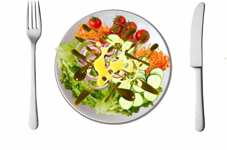 300 calorie garden salad