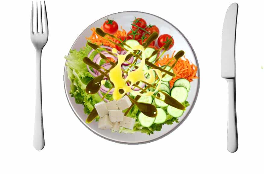400 calorie garden salad