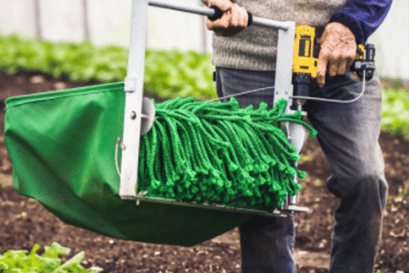 quick cut greens harvester rolling macramé machine