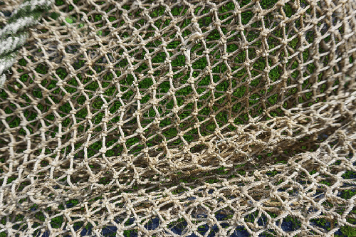 Netting for mulch